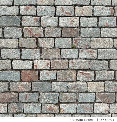 Seamless pattern with old brick wall texture for background 125632894