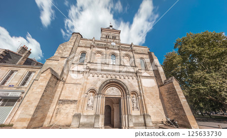 Saint Seurin Basilica timelapse hyperlapse in Bordeaux, France Saint Seurin Basilica timelapse hyperlapse in Bordeaux, France 125633730