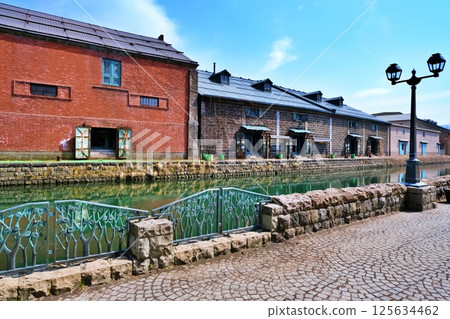 Scenery of Otaru Canal, Hokkaido 125634462