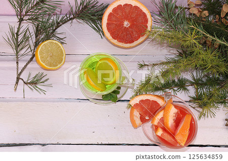 Floral composition of wild herbs and flowers on a wooden table in a rustic style, autumn background, tansy, Floral composition of wild herbs and flowers on a wooden table in a rustic style, autumn background, tansy, 125634859
