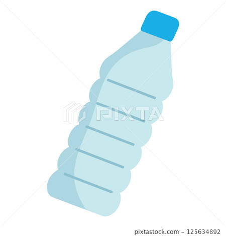 Plastic bottle round cap. Vector Plastic bottle round cap. Vector 125634892