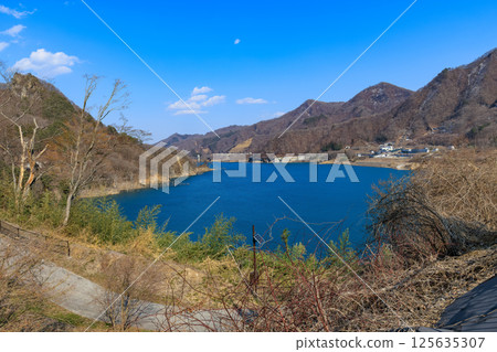 Gunma Prefecture Agatsuma District Yamba Agatsuma Lake 125635307