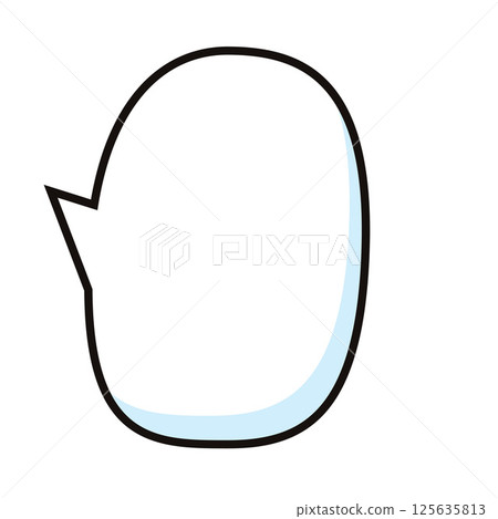 Empty comic speech bubble. Vector Empty comic speech bubble. Vector 125635813