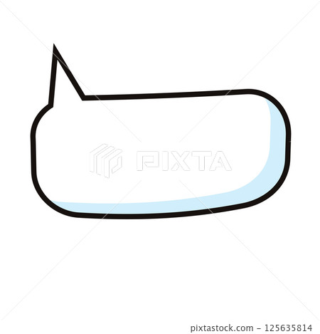 Empty comic speech bubble. Vector Empty comic speech bubble. Vector 125635814