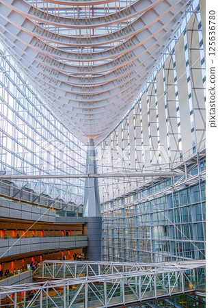 A futuristic view of Tokyo International Forum 125636780