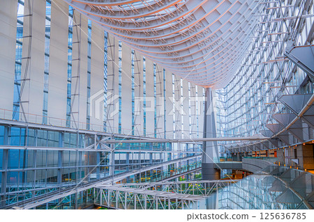 A futuristic view of Tokyo International Forum A futuristic view of Tokyo International Forum 125636785