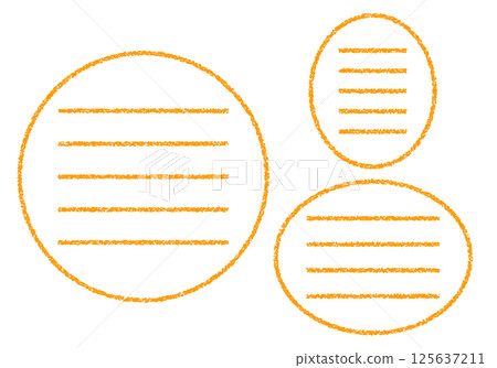 手繪蠟筆圓形便籤框套裝 手繪蠟筆圓形便籤框套裝 125637211