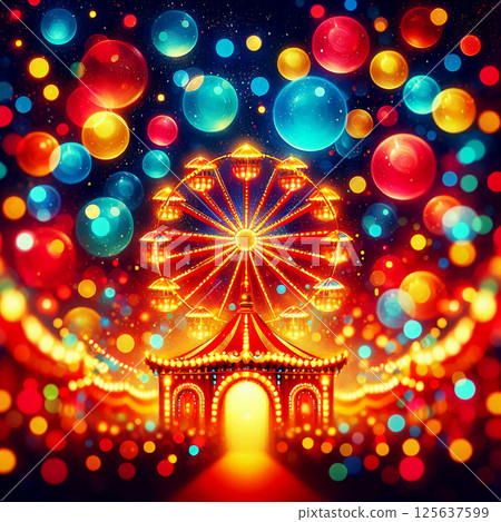 The bokeh background looks eye-catching and unique. The bokeh background looks eye-catching and unique. 125637599