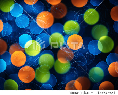 The bokeh background looks eye-catching and unique. 125637621