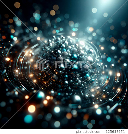 The bokeh background looks eye-catching and unique. 125637651