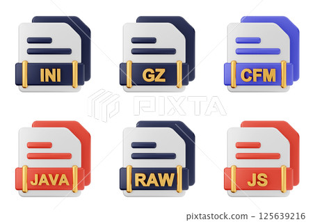 3d file format type icon set bundle ini gz cfm java raw js 3d file format type icon set bundle ini gz cfm java raw js 125639216