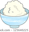 rice served in a bowl 125640225