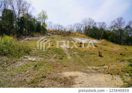 Tomio Maruyama Tomb: The mound after excavation 125640859