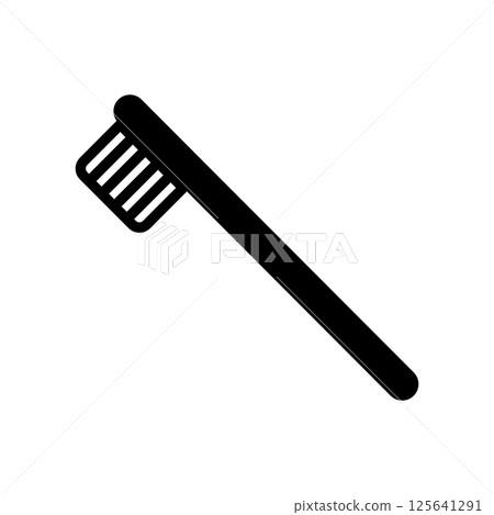 Toothbrush icon illustration 125641291