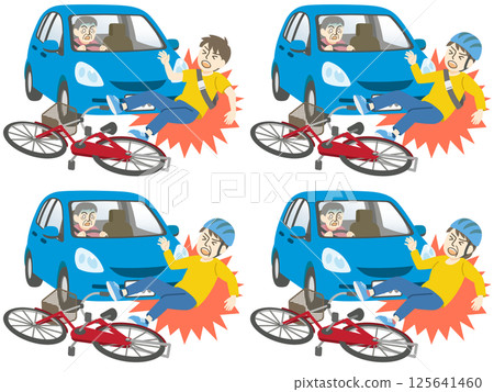 老年人駕駛與自行車事故 交通事故 125641460