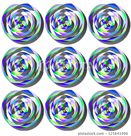 seamless pattern with bowling pins and ribbon 125641998