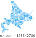 Hokkaido City and Town Peace_Blue 125642780