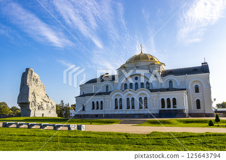 Brest Fortress Belarus Church St Nicholas Garrison Cathedral and Kolokolnya. Brest Fortress Belarus Church St Nicholas Garrison Cathedral and Kolokolnya. 125643794