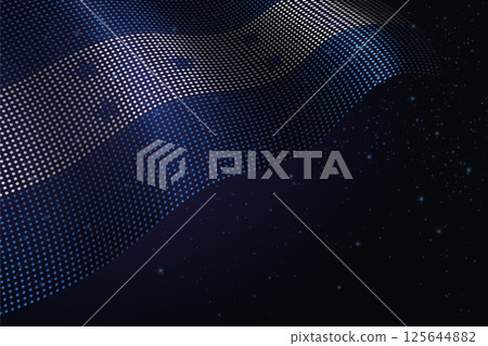 Honduras digital flag made of dots over a starry background Honduras digital flag made of dots over a starry background 125644882
