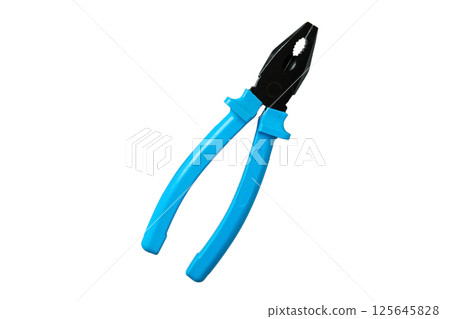 Pliers used for various tasks, symbolizing hard work on Labor Day, isolated on white 125645828