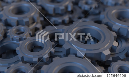 The Gear Background for engineer or technology concept 3d rendering. 125646606