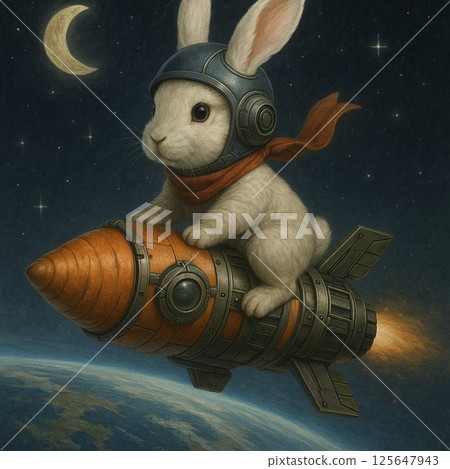 Space Rabbit 125647943