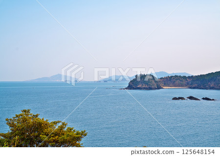 從大須崎燈塔眺望金華山 125648154