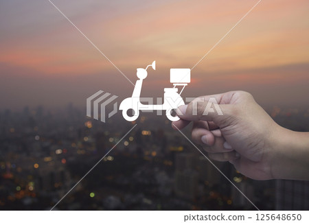 Business delivery service concept Business delivery service concept 125648650