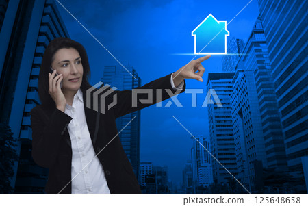 Business real estate online concept 125648658