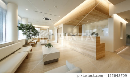 Stylish and spacious reception Stylish and spacious reception 125648709