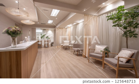 Stylish and spacious reception 125648713