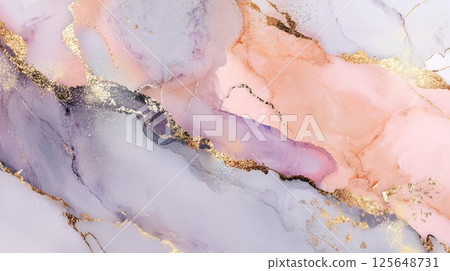 Marble-like marbled background 125648731