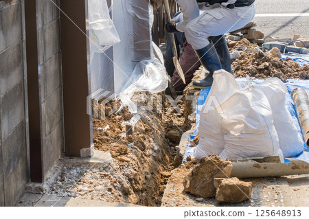 Sewer pipe construction 125648913