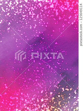 洋紅色和紫色水彩紋理純背景 125649114