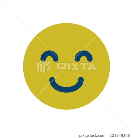 微笑圖示說明 微笑圖示說明 125649266
