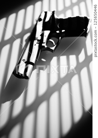 Pistol gun crime thriller 125650446