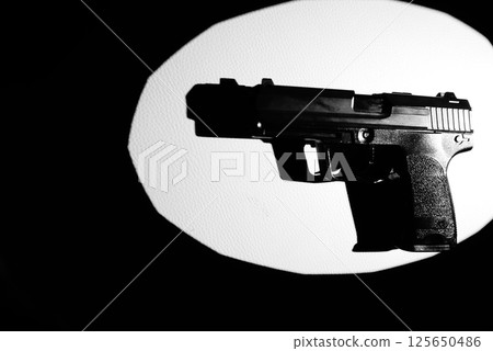 Pistol gun crime thriller Pistol gun crime thriller 125650486