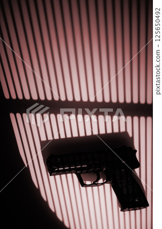 Pistol gun crime thriller Pistol gun crime thriller 125650492