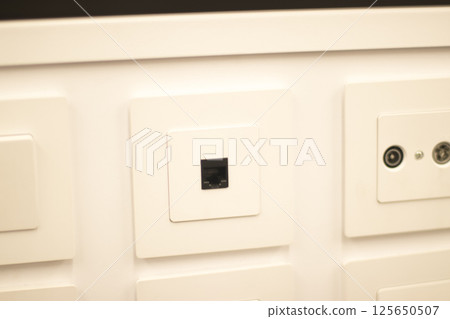 Store socket switch display 125650507