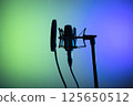 Voiceover studio microphone 125650512