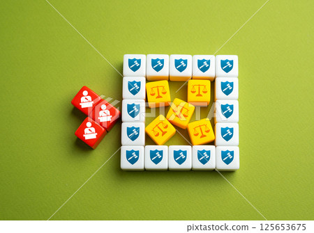 Attempts by politicians to interfere with state institutions and independent courts. Power struggle undermines legal fairness. Attempts by politicians to interfere with state institutions and independent courts. Power struggle undermines legal fairness. 125653675