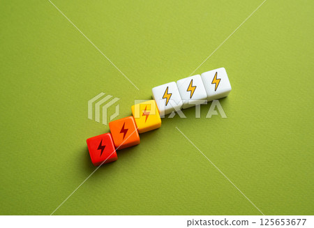 Decrease in energy. Lack of vitality. Problems with generation and loss of electricity production capacity. Infrastructure issues and lack of capacity affect power generation. 125653677