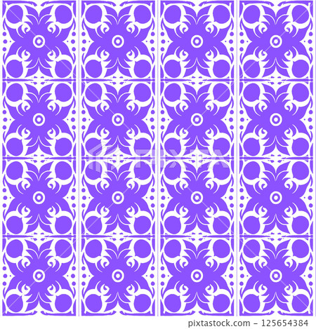 vector seamless pattern of geometric ornament with round shapes vector seamless pattern of geometric ornament with round shapes 125654384