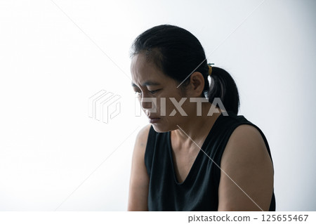 Stop violence against Women, international women's day. International women's day Sepia Photos, Stop Sexual abuse Concept, stop violence against Women. 125655467