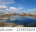 blue sea and sky 125655624