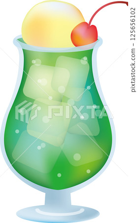 Retro colorful cream soda Retro colorful cream soda 125656102