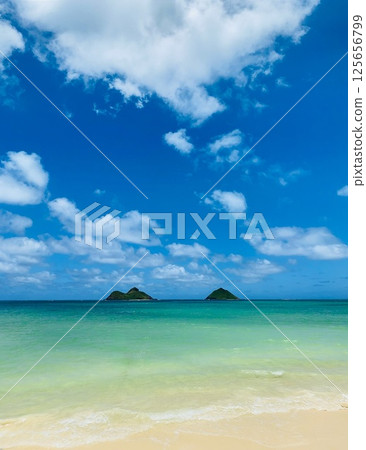 夏威夷 - 凱盧阿海灘和雙子島 125656799