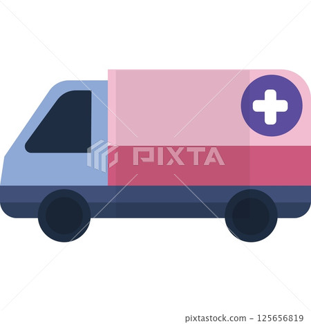 Emergency van icon ambulance vector hospital car Emergency van icon ambulance vector hospital car 125656819