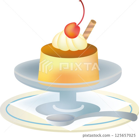 Pudding a la mode 125657025