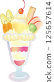 Fruit parfait 125657614